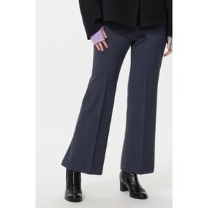 Uniqlo Smart Flare Pants in Navy Blue